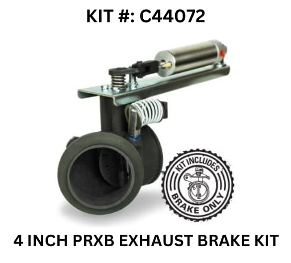 4-inch PRXB Exhaust Brake Kit (Model KIT C44072) from Pacbrake, designed for enhanced vehicle performance